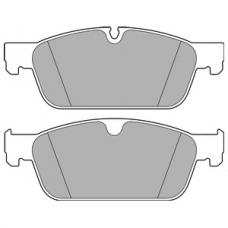 LP2705 DELPHI Комплект тормозных колодок, дисковый тормоз