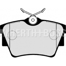 J3611047 NIPPARTS Комплект тормозных колодок, дисковый тормоз