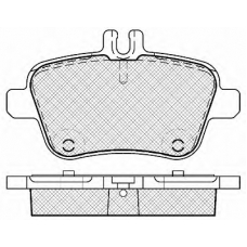 20070 BSF Комплект тормозных колодок, дисковый тормоз