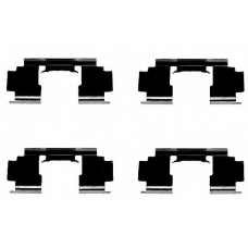 BFK866 QUINTON HAZELL Комплектующие, колодки дискового тормоза