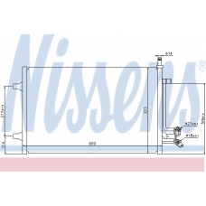 940097 NISSENS Конденсатор, кондиционер
