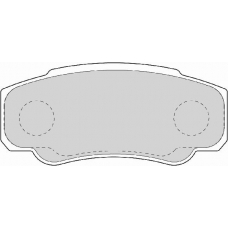 AVR125 ABEX Комплект тормозных колодок, дисковый тормоз