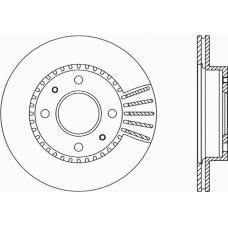 BDR1707.20 OPEN PARTS Тормозной диск