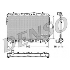 DRM15002 DENSO Радиатор, охлаждение двигателя