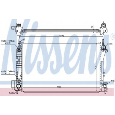 630703 NISSENS Радиатор, охлаждение двигателя