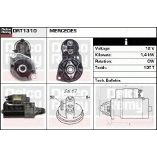 DRT1330 DELCO REMY Стартер