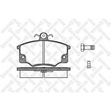 157 014-SX STELLOX Комплект тормозных колодок, дисковый тормоз