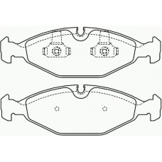 MDB1753 MINTEX Комплект тормозных колодок, дисковый тормоз