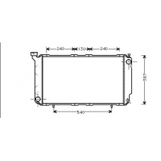 SU2010 AVA Радиатор, охлаждение двигателя