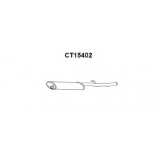 CT15402 VENEPORTE Средний глушитель выхлопных газов