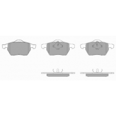581.6 SIMER Комплект тормозных колодок, дисковый тормоз