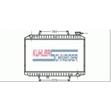 1602601 KUHLER SCHNEIDER Радиатор, охлаждение двигател