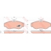 GDB1156 TRW Комплект тормозных колодок, дисковый тормоз
