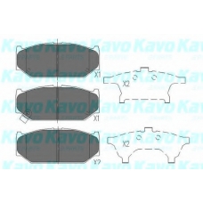 KBP-8525 KAVO PARTS Комплект тормозных колодок, дисковый тормоз