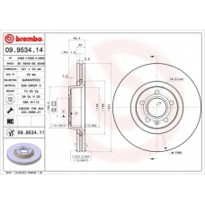 24930 V AP Тормозной диск
