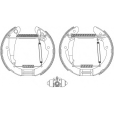 MSP218 MINTEX Комплект тормозных колодок