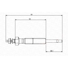 062900041304 MAGNETI MARELLI Свеча накаливания