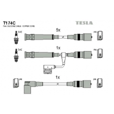 T174C TESLA Комплект проводов зажигания