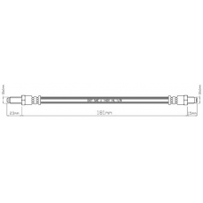 VBH696 MOTAQUIP Тормозной шланг