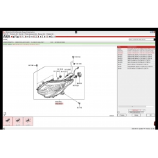 8301C737 MITSUBISHI Фара передняя левая в сборе
