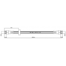 VBH845 MOTAQUIP Тормозной шланг