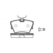 P4913.10 WOKING Комплект тормозных колодок, дисковый тормоз