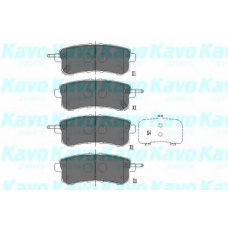 KBP-6589 KAVO PARTS Комплект тормозных колодок, дисковый тормоз