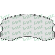05P826 LPR Комплект тормозных колодок, дисковый тормоз