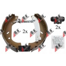 111409 ABS Комплект тормозных колодок