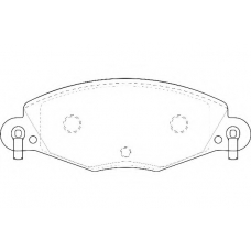 WBP23273A WAGNER LOCKHEED Комплект тормозных колодок, дисковый тормоз