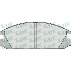 05P552 LPR Комплект тормозных колодок, дисковый тормоз