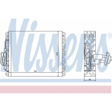 92159 NISSENS Испаритель, кондиционер