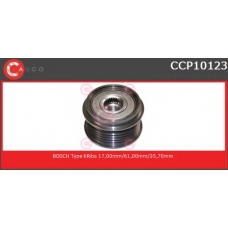 CCP10123 CASCO Ременный шкив, генератор