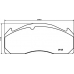2912503 TEXTAR Комплект тормозных колодок, дисковый тормоз