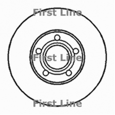 FBD1207 FIRST LINE Тормозной диск