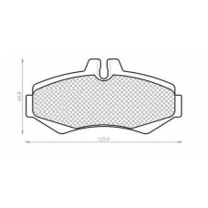 430216171264 MAGNETI MARELLI Комплект тормозных колодок, дисковый тормоз