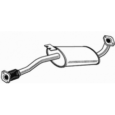 22979 WALKER Средний глушитель выхлопных газов