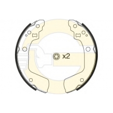 5187939 GIRLING Комплект тормозных колодок