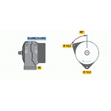 0 124 615 043 BOSCH Генератор
