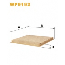 WP9192 WIX Фильтр, воздух во внутренном пространстве