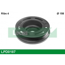LPD0187 TRW Ременный шкив, коленчатый вал