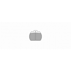 250 SIMER Комплект тормозных колодок, дисковый тормоз