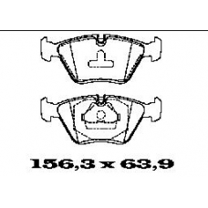 BL1220B2 FTE Колодки тормозные