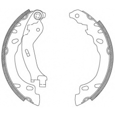 BSA2083.00 OPEN PARTS Комплект тормозных колодок