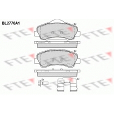 BL2770A1 FTE Комплект тормозных колодок, дисковый тормоз