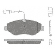 SP 416 SCT Комплект тормозных колодок, дисковый тормоз