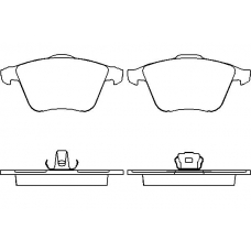 MDB2748 MINTEX Комплект тормозных колодок, дисковый тормоз