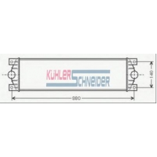 0970091 KUHLER SCHNEIDER Интеркулер