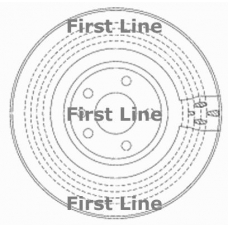 FBD1560 FIRST LINE Тормозной диск