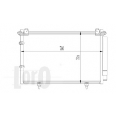 051-016-0024 LORO Конденсатор, кондиционер